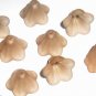 Hand Dyed 10mm Camel Lucite Bell Flowers (bf10mm7)