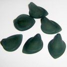 Hand Dyed Calla Lily Deep Peacock Lucite Flowers cllf2