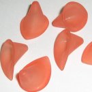 Hand Dyed 26mm Dark Salmon Calla Lily Flowers (cllf16)