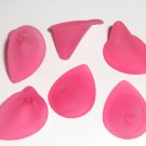 Hand Dyed Calla Lily Hot Pink Lucite Flowers (cllf9)