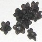 Hand Dyed Aqua Blue 10mm Lucite Star Flowers (sf10mm15)