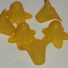 Hand Dyed Sunflower 18mm Trumpet Flowers (tf18mm22)