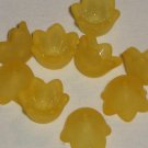 Hand Dyed Sunflower 10mm Lucite Bell Flowers (bf10mm22)