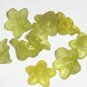 Hand Dyed Forest Green 10mm Star Flowers (sf10mm20)