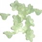 Hand Dyed Forest Green 10mm Star Flowers (sf10mm20)
