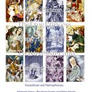Vintage Adrienne Segur Illustrations Collage Sheets - Pick 1 of 2 - Snow Queen o