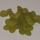 Hand Dyed Olivine 20mm Daisy Flowers (df20mm17)