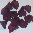 Hand Dyed Grape 12mm Ruffled Iris Flowers (ri12mm23)