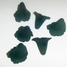 Hand Dyed 20mm Peacock Lucite Iris Flowers (ri20mm2)