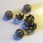 Antique Brass Open Tips Petal Bead Caps 8mm (bcb15t158)