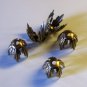Antique Brass Open Tips Petal Bead Caps 8mm (bcb15t158)