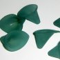 Hand Dyed Forest Green Lucite Calla Lily Flowers cllf20