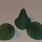 Hand Dyed Forest Green Lucite Calla Lily Flowers cllf20