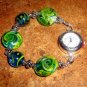 Antique Silver Watch - Interchangeable Beaded Band s23