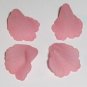 Hand Dyed Petal Pink Ruffled Iris Flowers (ri20mm19)