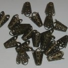 20 Antique Brass Bead Caps 16x11mm (bcb1bdsmkt)