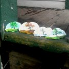 Seasonal Tree    painted tree mushroom home decor for the living room