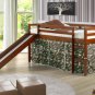 Camo Tent Bed with Slide by Donco Trading