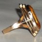 18K Gold Honey Citrine Impressive and Bold Ring