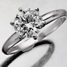 INTRODUCTORY Sale Price 14K White Gold 1.00Ct Diamond Engagement Solitaire Ring.