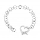 Silver Heart Bracelet