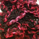 Black & Red Ruffle Scarf