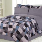 Alaska Gray/ Blue/ Black Bed in a Bag