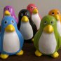 Colorful Penguin Family