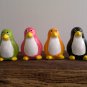 Colorful Penguin Family
