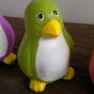Colorful Penguin Family