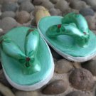 Flip Flops Replica Made of Natural Clay