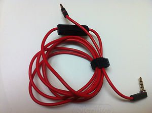 Replacement Cable/Cord/Wire with Mic for Beats Headphones Solo HD IPhone 5 4/4S