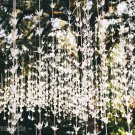 ORIGAMI WHITE CRANES GARLANDS FOR WEDDING DECORATIONS SET OF 100 STRANDS (READY TO SHIP)