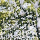 ORIGAMI WHITE CRANES GARLANDS FOR WEDDING DECORATIONS SET OF 200 STRANDS (READY TO SHIP)