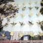 ORIGAMI CRANES GARLANDS FOR WEDDING DECORATIONS SET OF 100 STRANDS