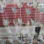 ORIGAMI CRANES GARLANDS GREY AND PATTERN PRINT OF 100 STRANDS