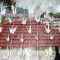 ORIGAMI WEDDING GARLANDS WHITE AND PATTERN PRINT SET OF 100 STRANDS