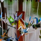 COLORFUL ORIGAMI CRANES GARLANDS FOR WEDDING DECORATIONS SET OF 100 STRANDS