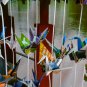 COLORFUL ORIGAMI CRANES GARLANDS FOR WEDDING DECORATIONS SET OF 100 STRANDS