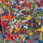 MULTICOLORED ORIGAMI CRANES GARLANDS FOR WEDDING DECORATIONS SET OF 100 STRANDS