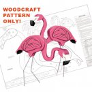 Big 3D Flamingos Pattern ECR  #1928