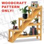 Staircase Shelving Unit Pattern ECR #2428