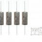 400V 0.1uf .1uf Paper in oil PIO RARE K40Y-9 capacitors. 2 pcs