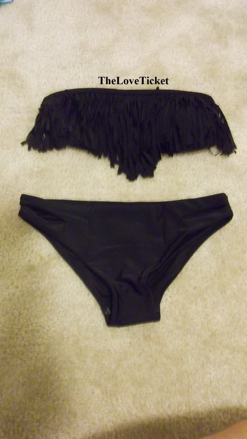 Boho Bikini Set Push-up Padded Bra Swimsuit Bathing Suit Swimwear