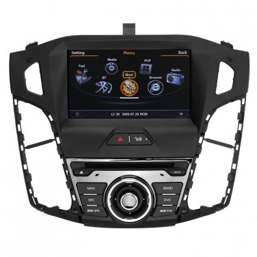 A8 Chipset Car dvd headunit auto radio gps 3g/wifi internet for 2012 ford focus