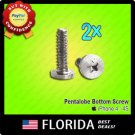 New 2 lot 5 Point Star Pentalobe Dock Bottom Screws iPhone 4 4G 4S Set 2x x2