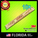 10x lot The New Apple iPad 3 Digitizer Glass Adhesive 3M Tape Screen Sticker x10