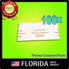 Lot 100 Heatsink Compound Thermal Paste Grease Packet Silicon Xbox RROD repair