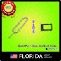 Black Nano Sim Card Tray Holder Replacement Parts iPhone 5 Eject Tool