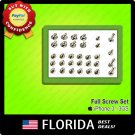 New Replacement Full Screw Set iPhone 3 3G 3GS Kit Screws Bottom 32 piece pcs